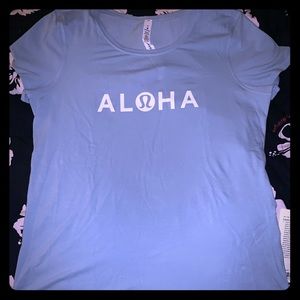 Lululemon Hawaii Aloha Love Crew (6) Shirt